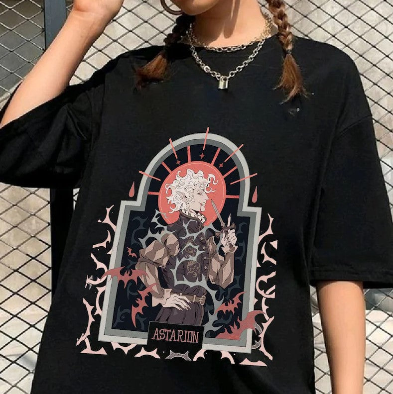 Baldur’s Gate 3 Astarion Fanart Retro Vintage Shirt