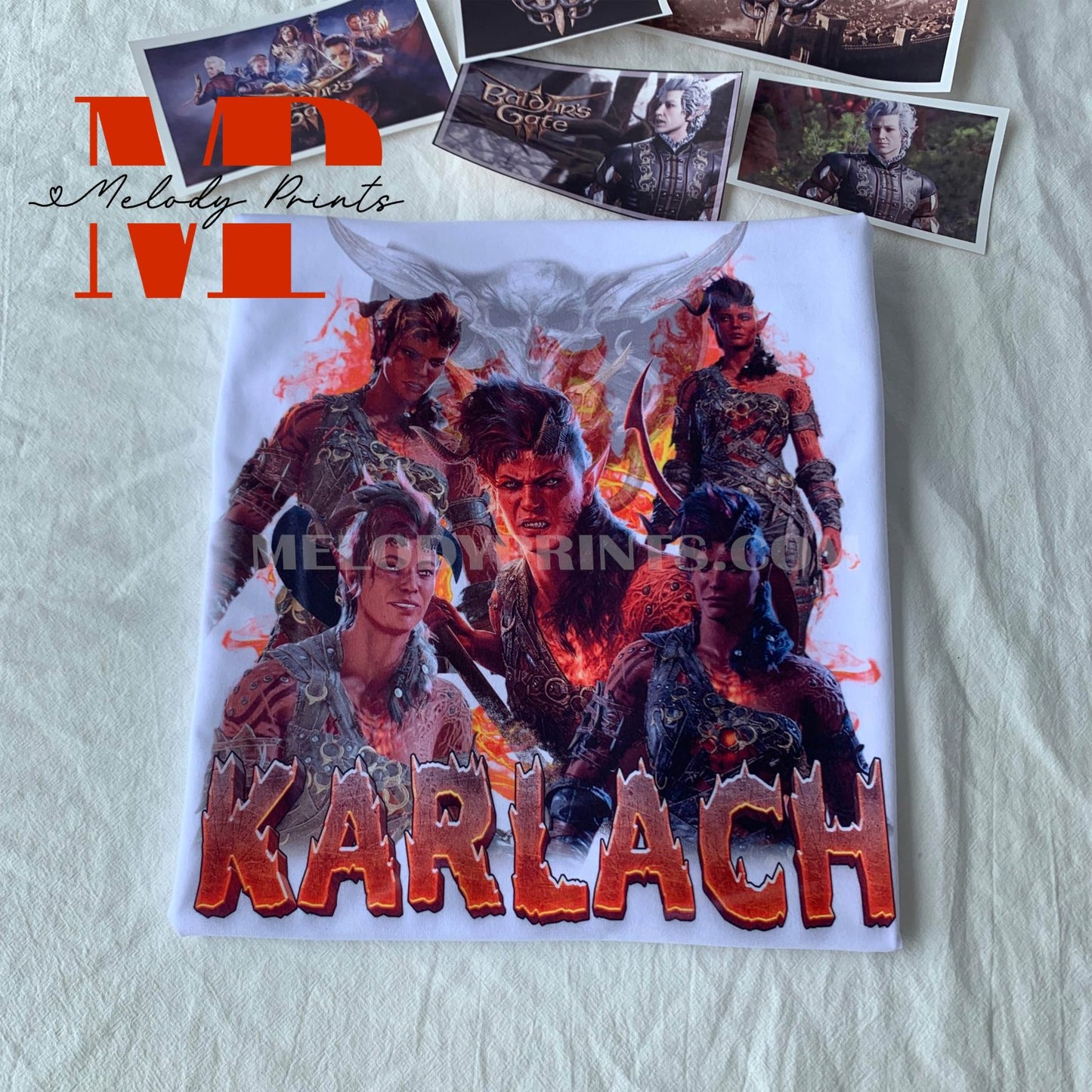 Karlach Baldur’s Gate 3 Retro Shirt