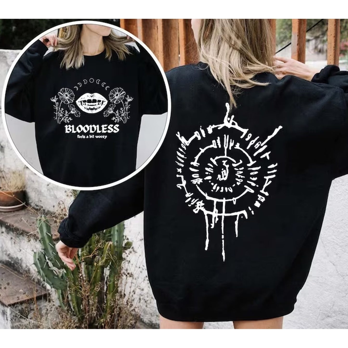 Astarion Bloodless Double Side Sweatshirt ,Astarion Bloodless Feels A Bit Woozy Shirt