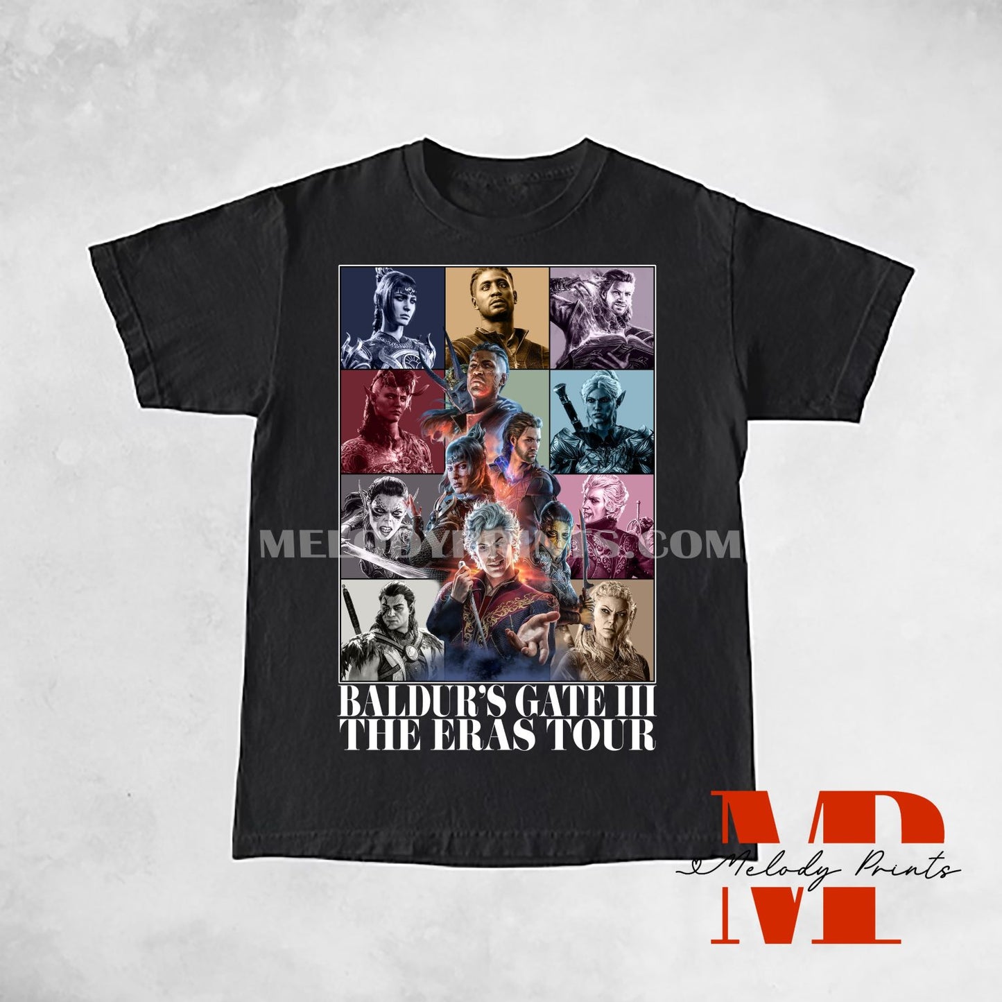 Baldur’s Gate 3 Characters Eras Tour Inspired Shirt