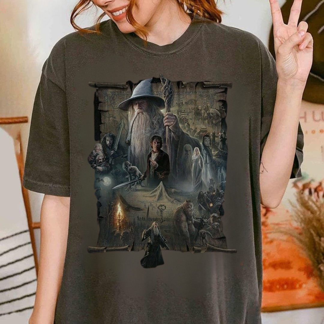LOTR Retro Lord of The Rings The Fellowship Of The Ring Vintage Shirt