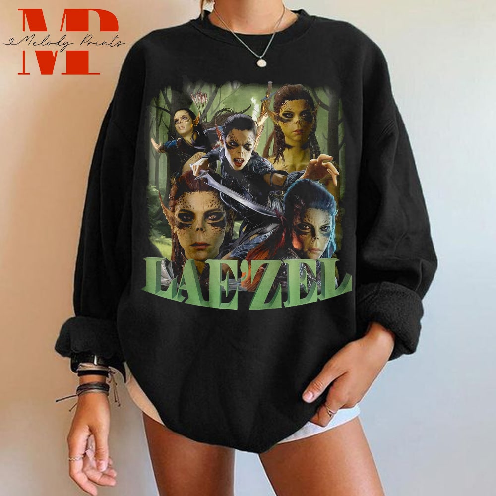 Retro Laezel Baldur’s Gate 3 Shirt