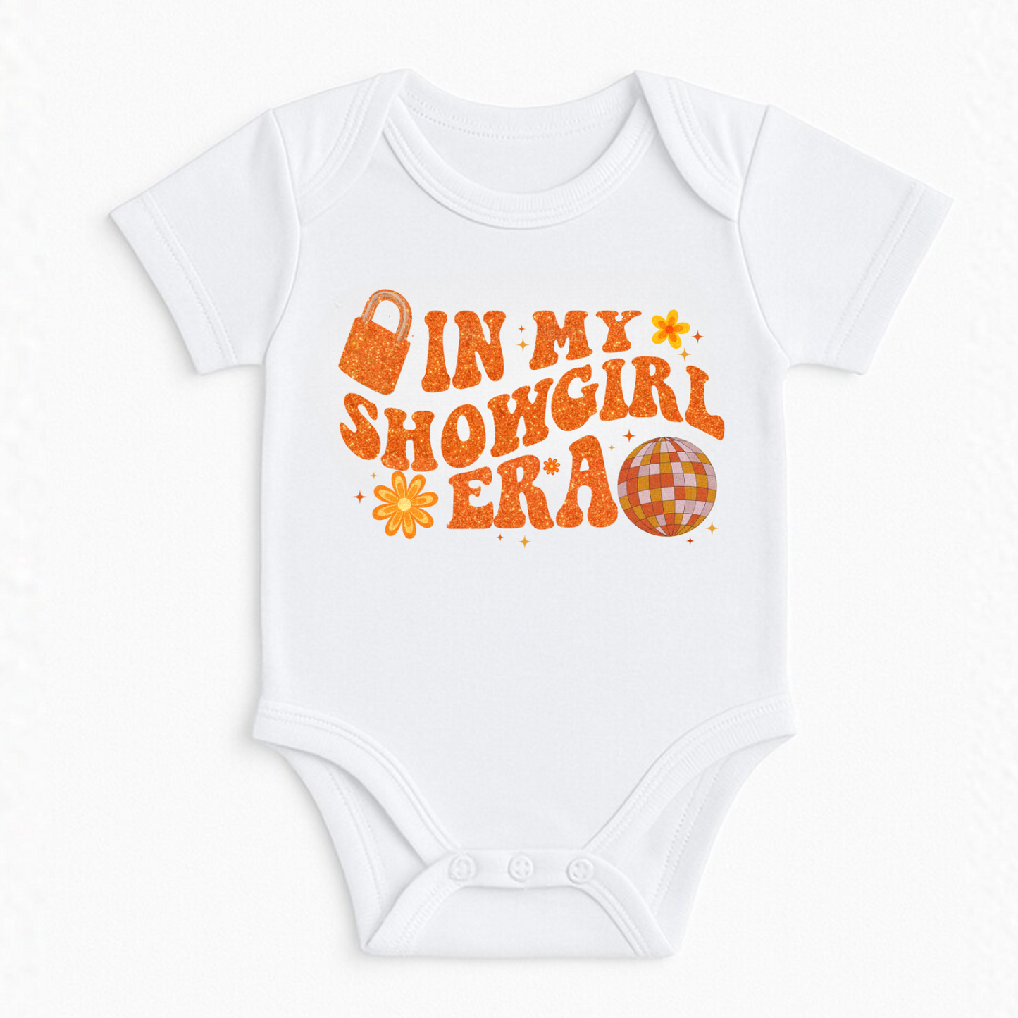 The Life Of A Showgirl Baby Bodysuit ,Funny New Born New Parent Baby Onesie®, New Mom Gift, Baby Shower Gift , Short Sleeve Tee Bella