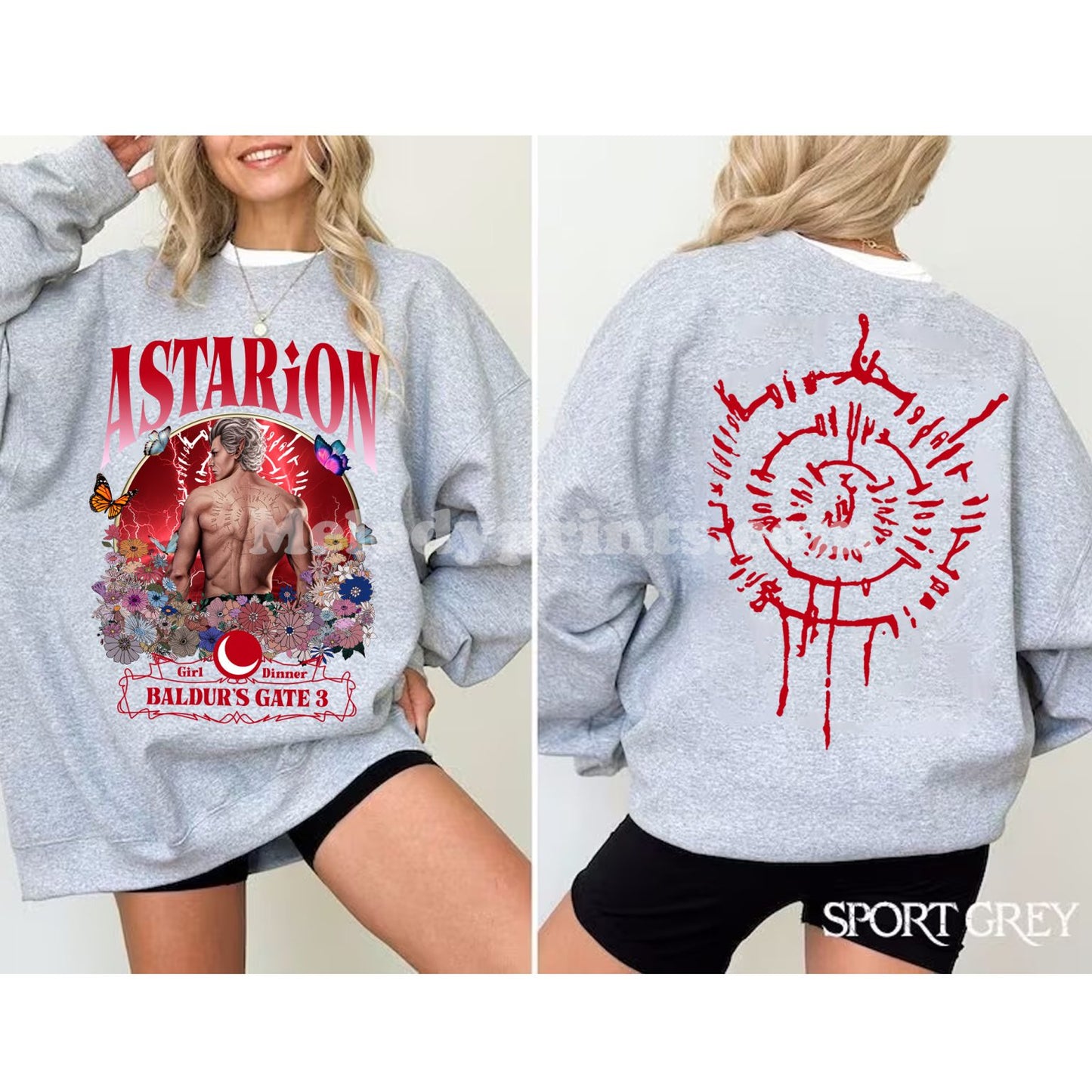 Astarion Floral Girl Dinner 2-Sides Shirt