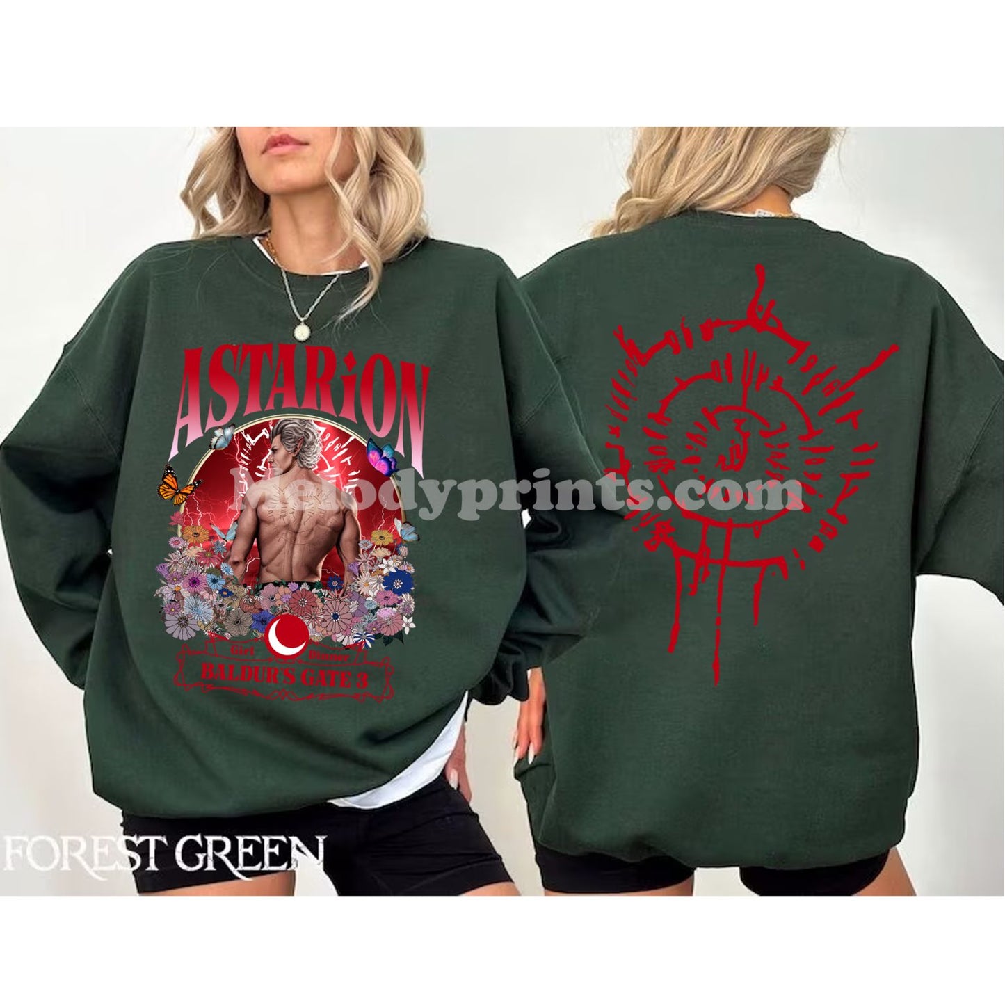 Astarion Floral Girl Dinner 2-Sides Shirt