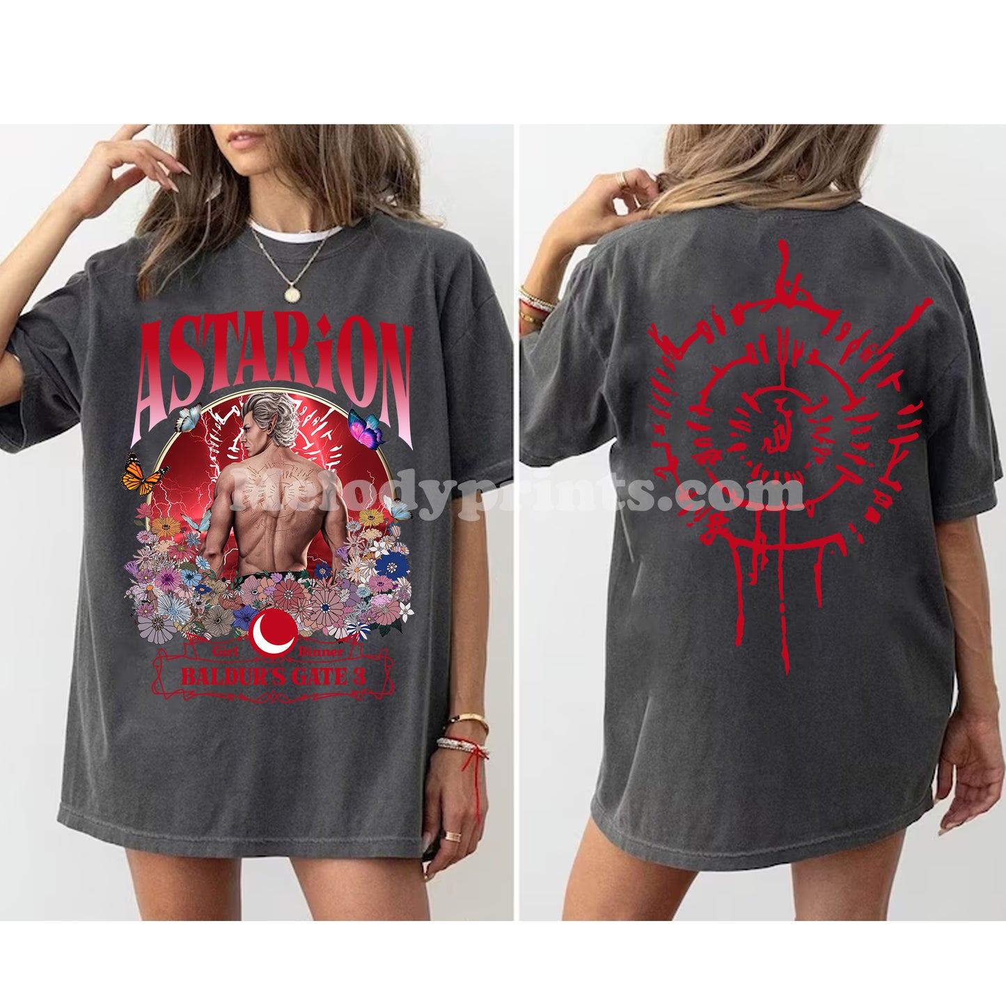 Astarion Floral Girl Dinner 2-Sides Shirt