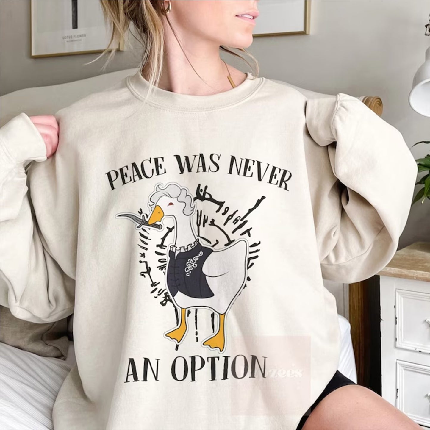 Goose Astarion Peace Was Never An Option Gaming Shirt