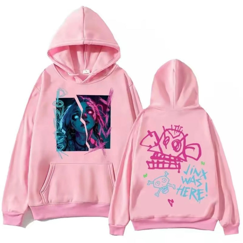 JinX Arcane 2 Sides Shirt, Arcane League of Legends Sweatshirt