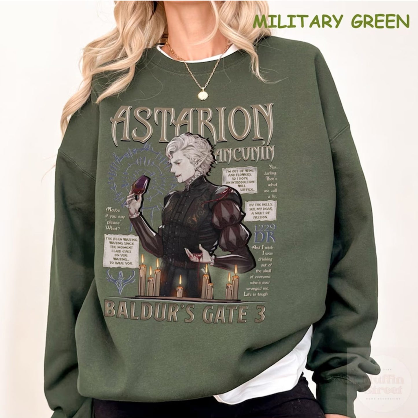 Astarion Ancunin Bulders Gate 3 Shirt