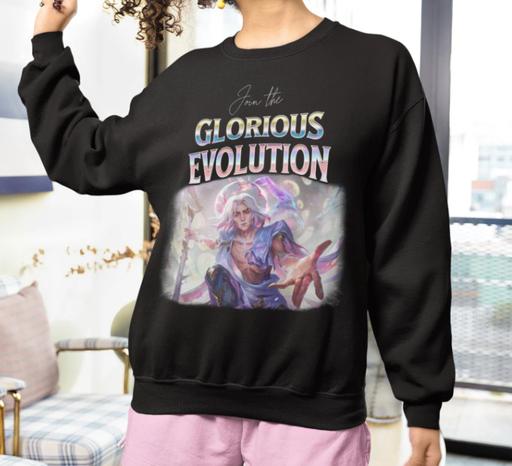 Arcane Viktor Savior Sweatshirt, Join The Glorious Evolution Sweater League Legends Shirt, Gamer Hoodie