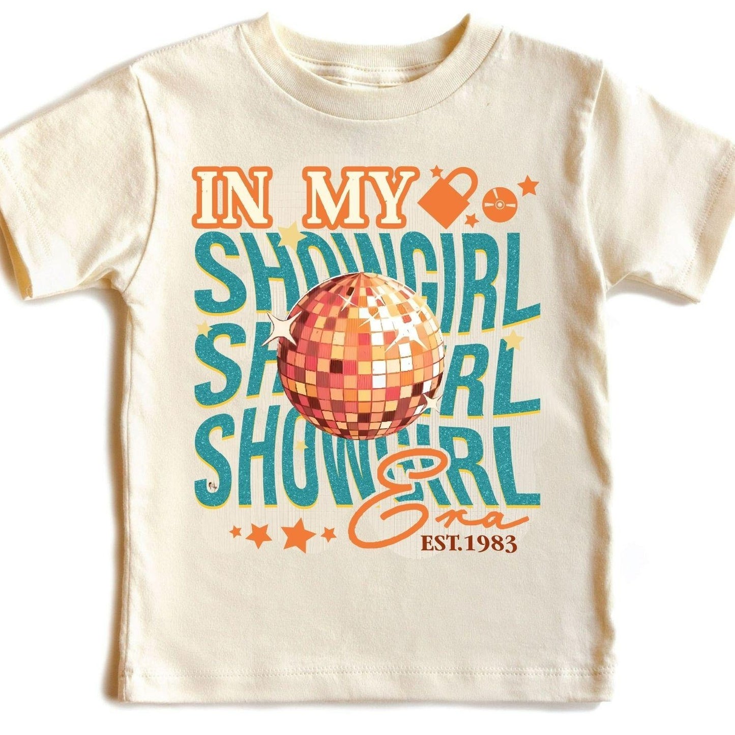 Custom In My Showgirl Era Est. 1983 Baby Bodysuit ,Funny New Born New Parent Baby Onesie®, New Mom Gift, Baby Shower Gift , Short Sleeve Tee Bella