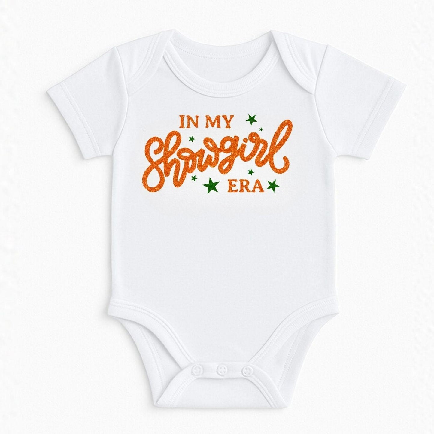 In My Showgirl Era Baby Bodysuit ,Funny New Born New Parent Baby Onesie®, New Mom Gift, Baby Shower Gift , Short Sleeve Tee Bella