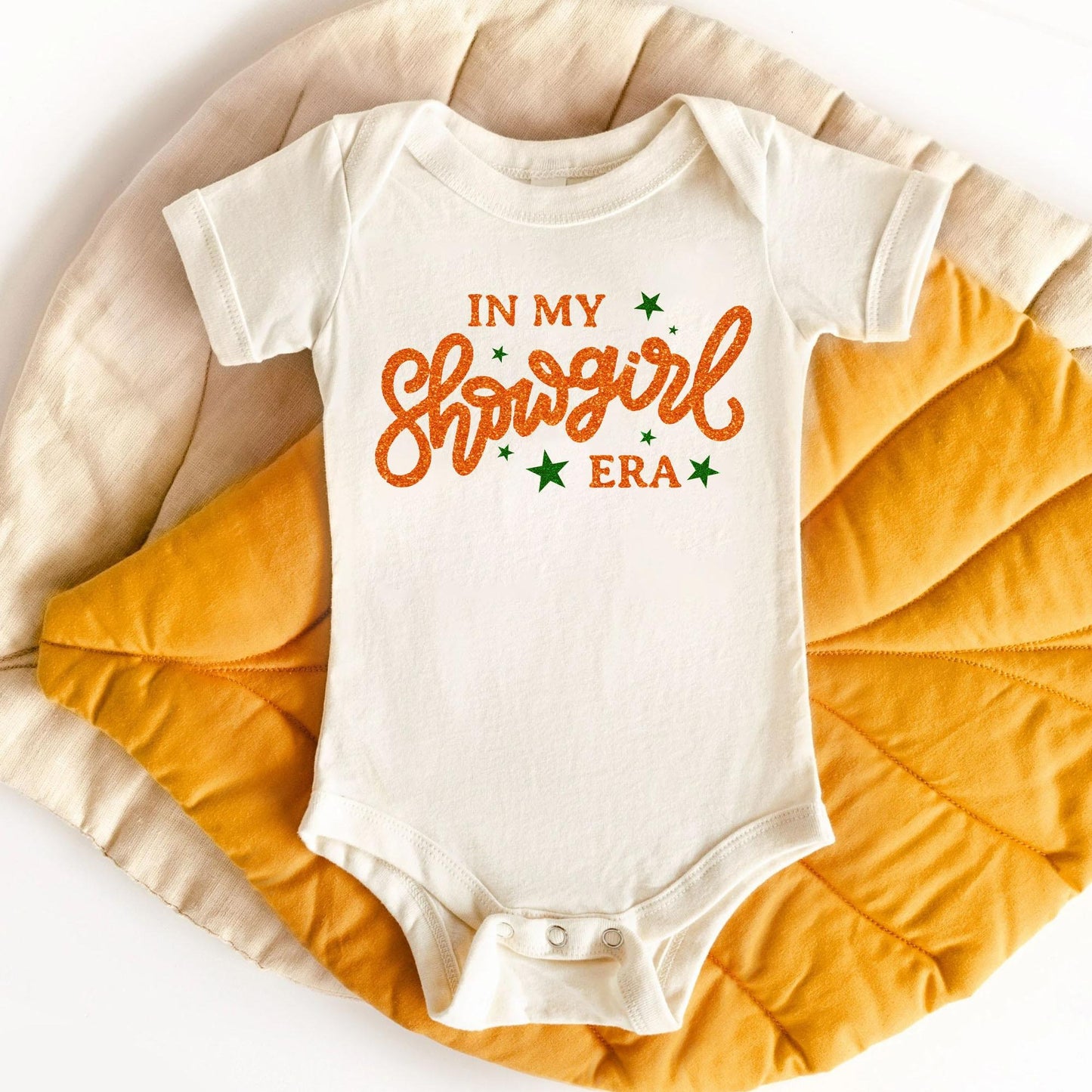 In My Showgirl Era Baby Bodysuit ,Funny New Born New Parent Baby Onesie®, New Mom Gift, Baby Shower Gift , Short Sleeve Tee Bella
