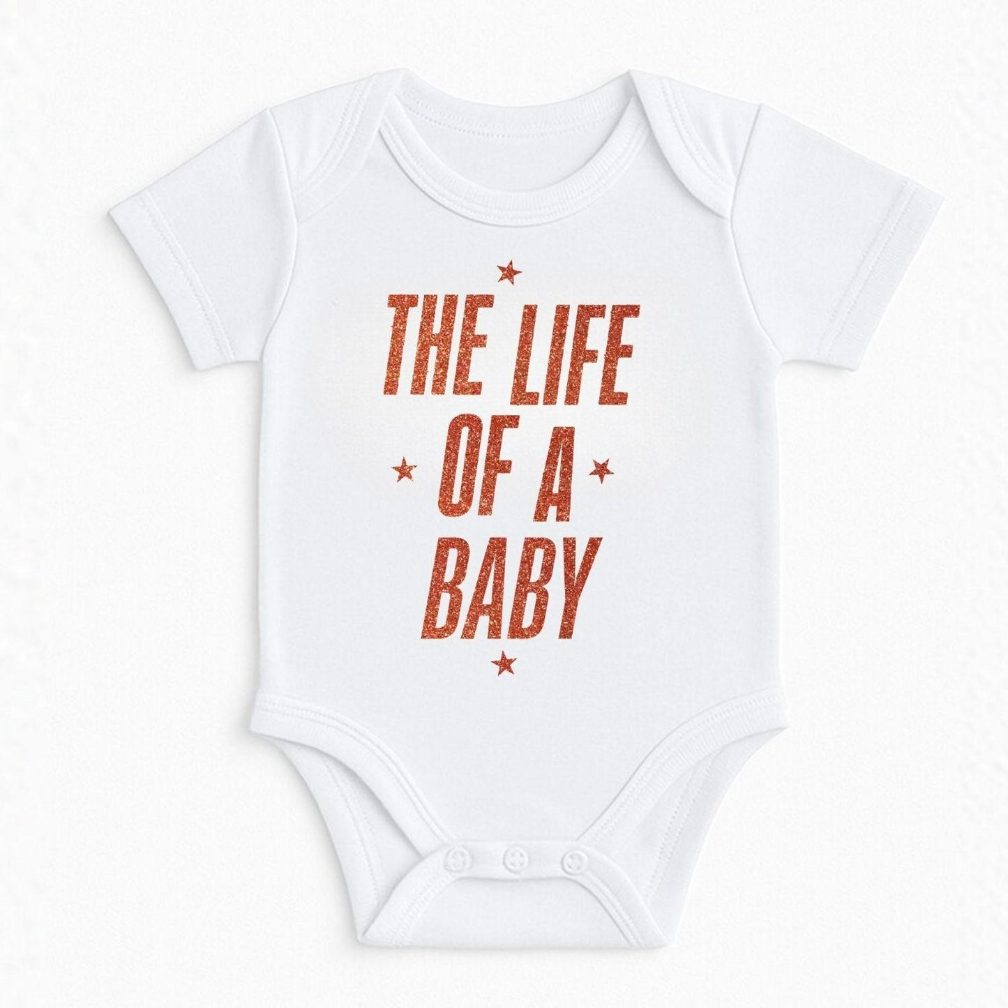 The Life Of A Baby Baby Bodysuit ,Funny New Born New Parent Baby Onesie®, New Mom Gift, Baby Shower Gift , Short Sleeve Tee Bella