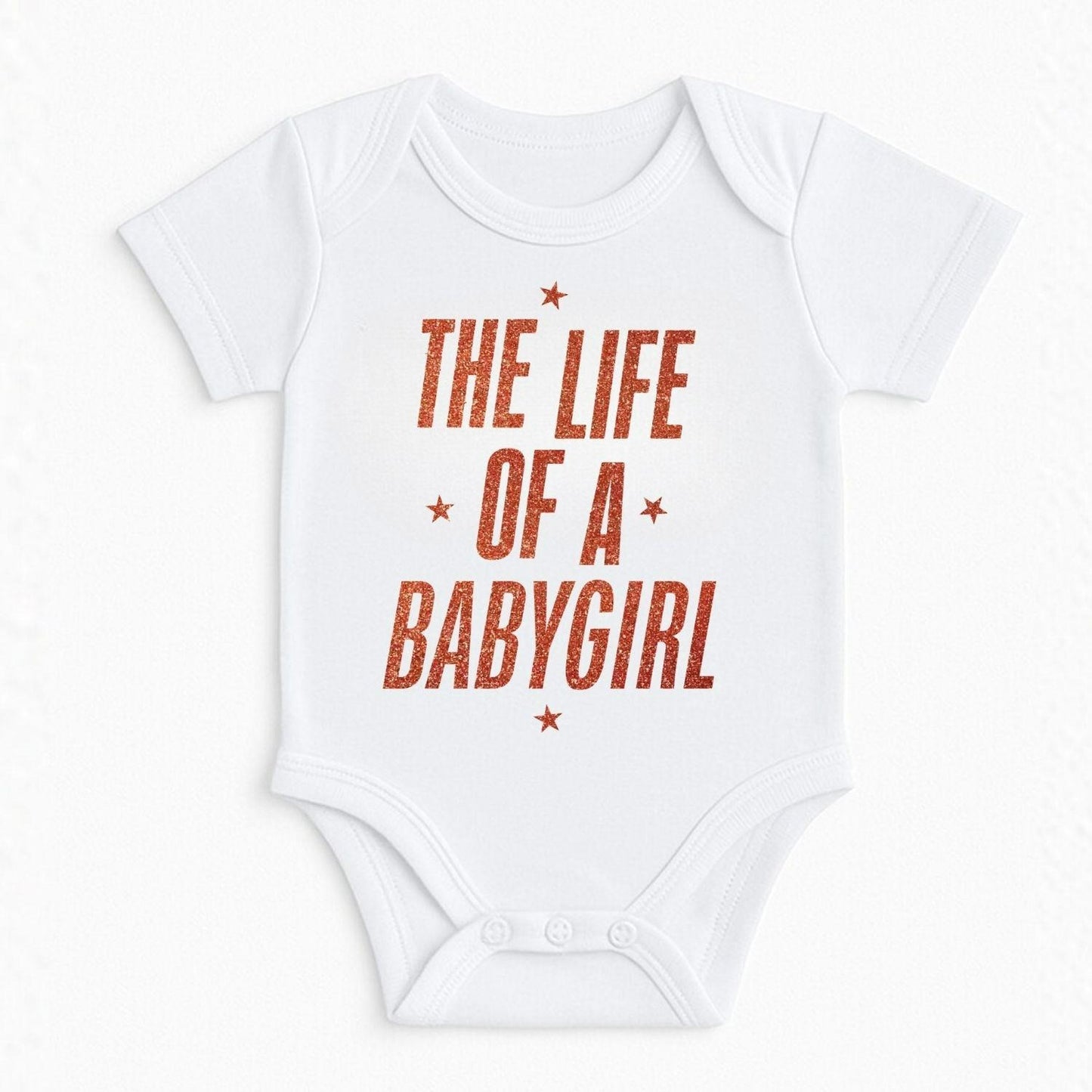 The Life of A Babygirl Baby Bodysuit ,Funny New Born New Parent Baby Onesie®, New Mom Gift, Baby Shower Gift , Short Sleeve Tee Bella