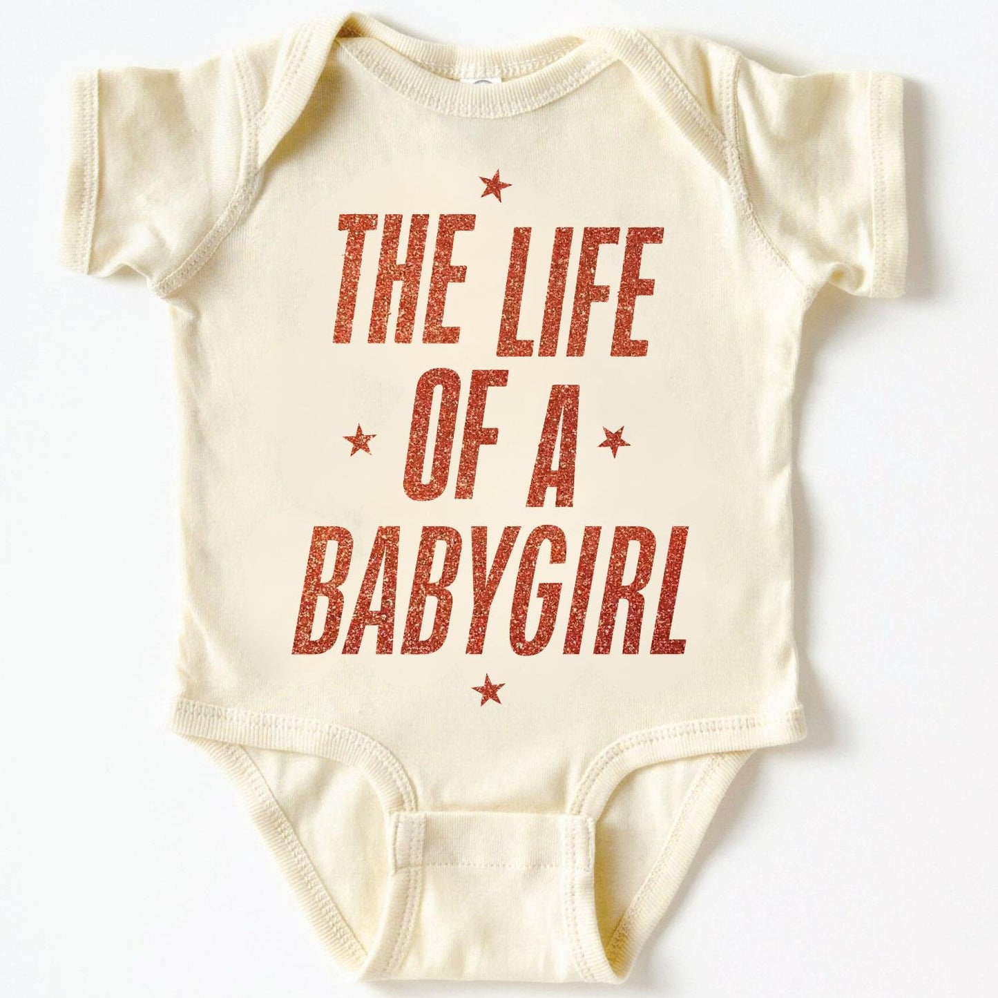 The Life of A Babygirl Baby Bodysuit ,Funny New Born New Parent Baby Onesie®, New Mom Gift, Baby Shower Gift , Short Sleeve Tee Bella