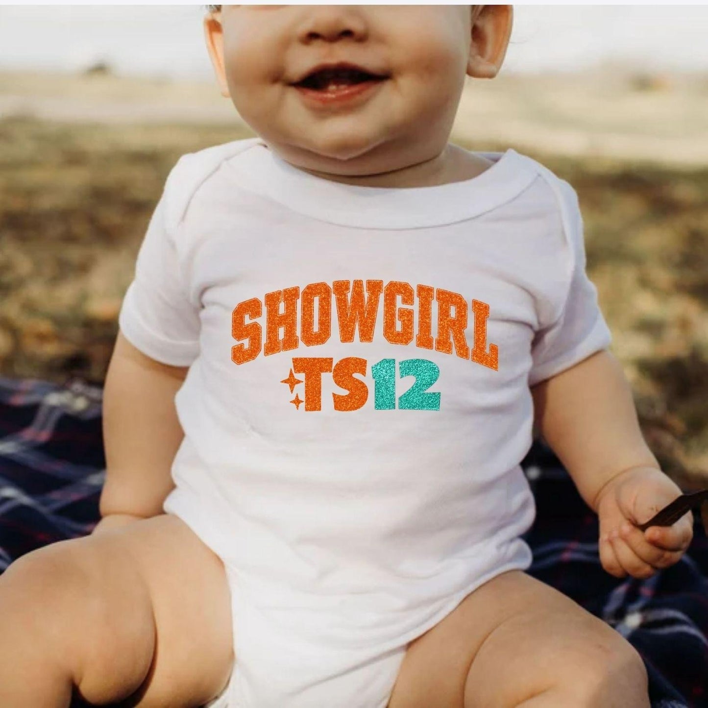 Custom Showgirl TS12 Baby Bodysuit ,Funny New Born New Parent Baby Onesie®, New Mom Gift, Baby Shower Gift , Short Sleeve Tee Bella