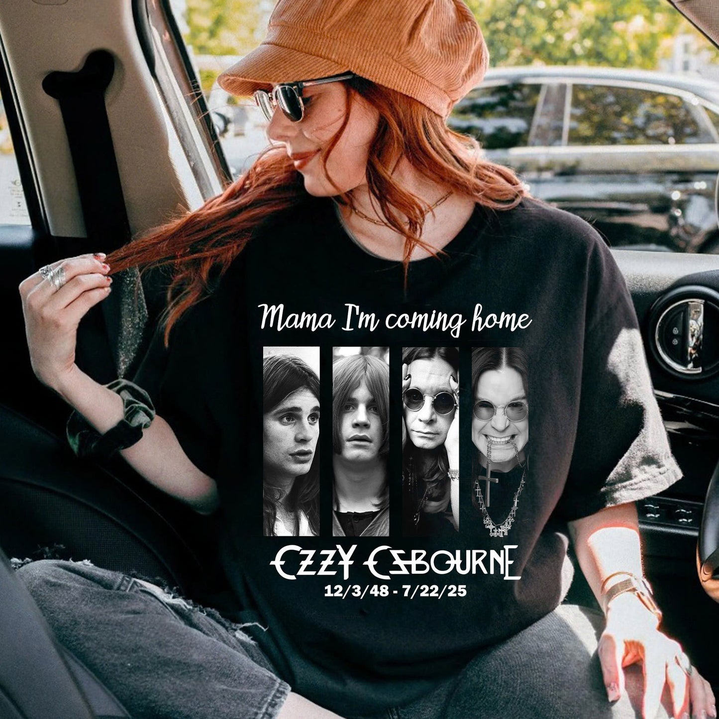 Ozzy Osbourne Thank You Shirt, No More Tours Tribute Tee, Retro Rock Legend 1970–2025, Vintage Metal Fan Gift, Ozzy Osbourne Club Shirt