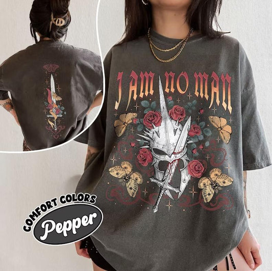LOTR I Am No Man 2 Sides Shirt