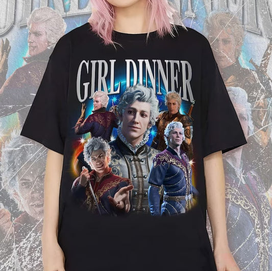 Astarion Girl Dinner Baldur’s Gate 3 Vintage Shirt