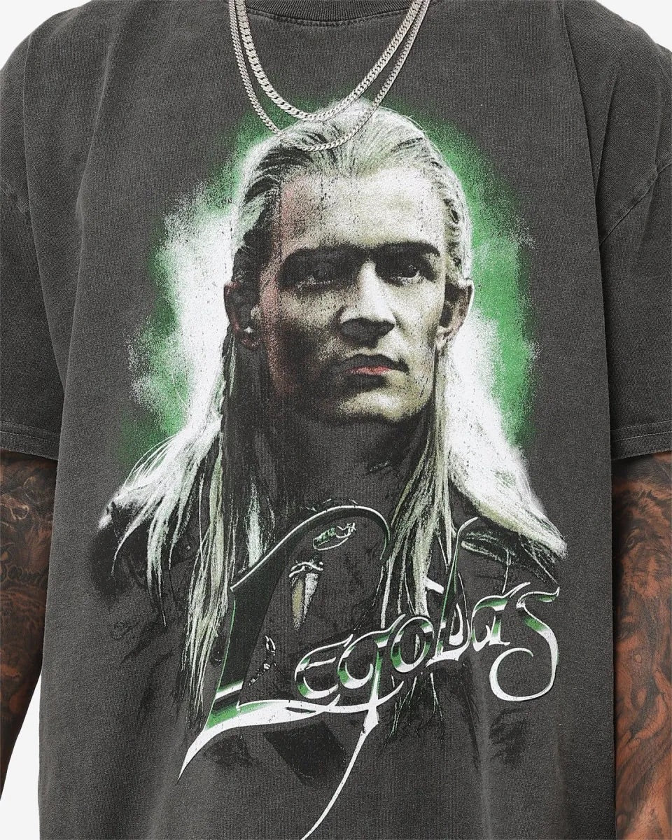 LOTR Legolas Gimli Friendship Retro Style Vintage 2 Sides Shirt (Copy)