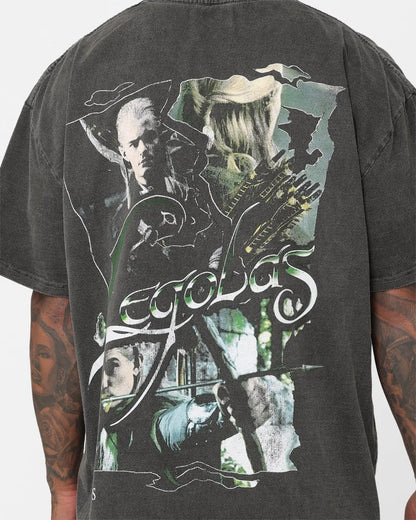 LOTR Legolas Gimli Friendship Retro Style Vintage 2 Sides Shirt (Copy)