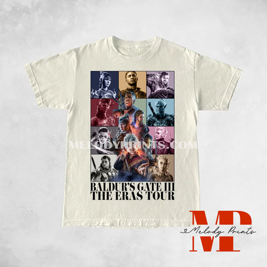 Baldur’s Gate 3 Characters Eras Tour Inspired Shirt