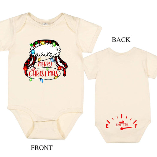 Merry Christmas Baby Bodysuit ,Funny New Born New Parent Baby Onesie®, New Mom Gift, Baby Shower Gift , Short Sleeve Tee Bella