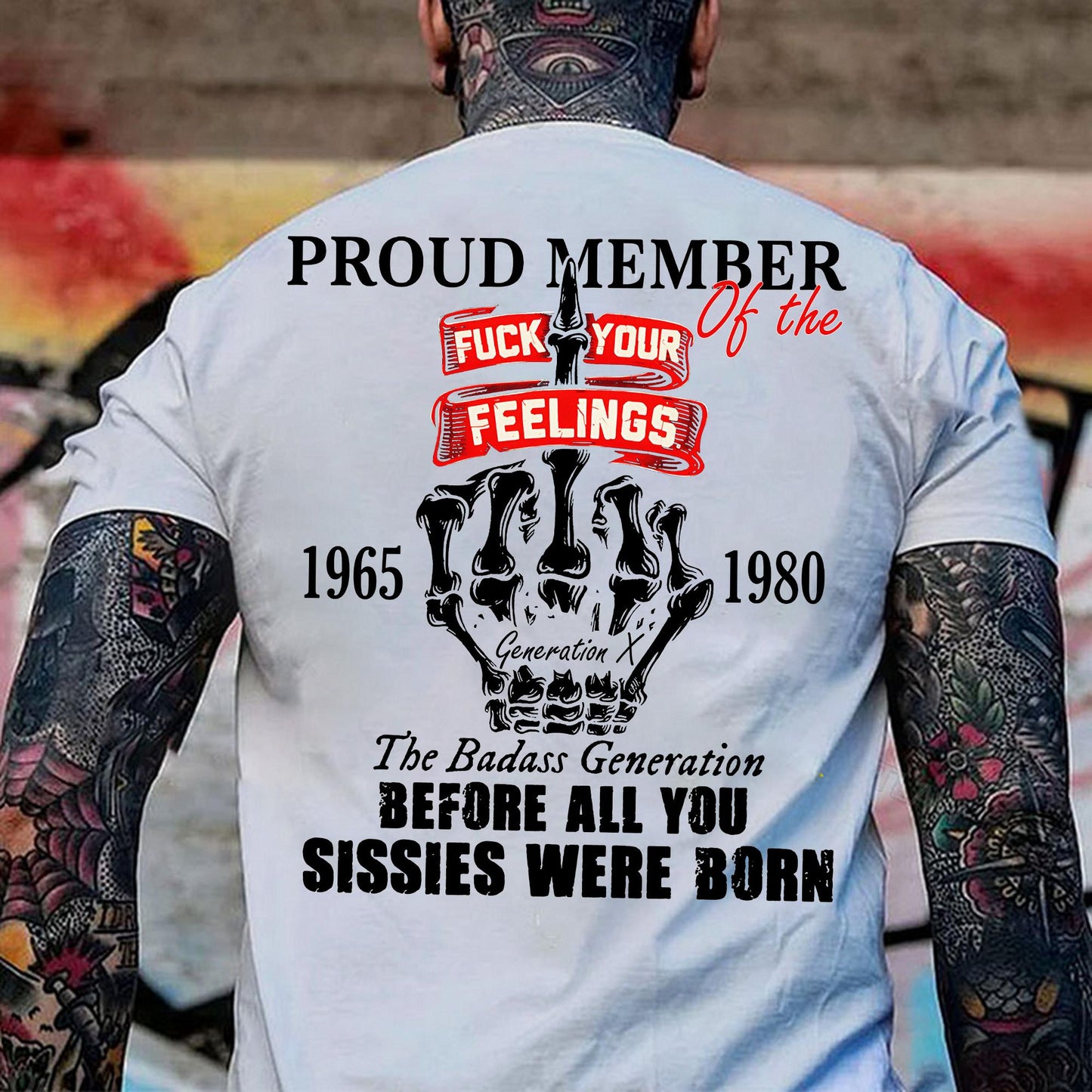 Generation X Custom Year Badass Generation T-shirt