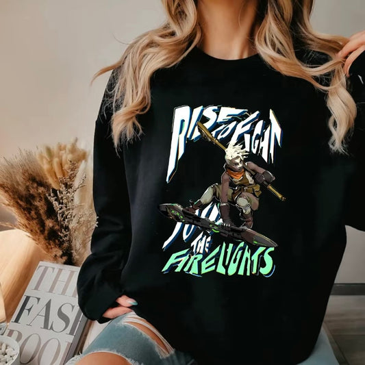 Ekko Rise To Fight Firelights Shirt, Arcane League of Legends Shirt