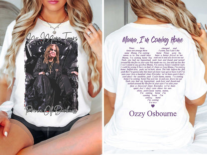 Ozzy Osbourne Thank You Shirt, No More Tours Tribute Tee, Retro Rock Legend 1970–2025, Vintage Metal Fan Gift, Ozzy Osbourne Club Shirt