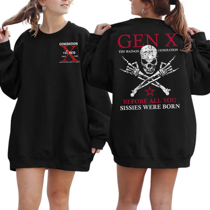 Generation X Custom Year Badass Generation T-shirt