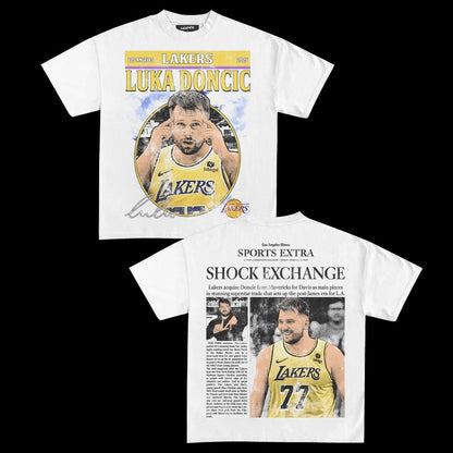LUKA DONCIC LAKERS TEE (Double Sided)