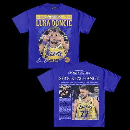 LUKA DONCIC LAKERS TEE (Double Sided)