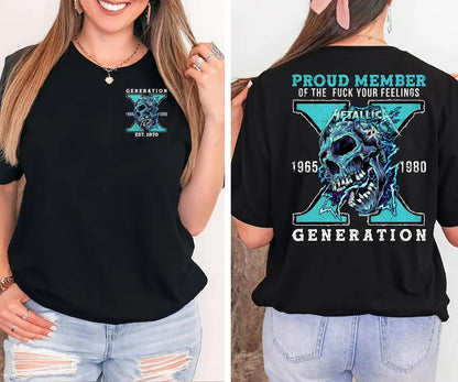 Generation X Shirt, Legendary Rock Band T-Shirt