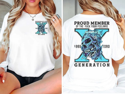 Generation X Shirt, Legendary Rock Band T-Shirt
