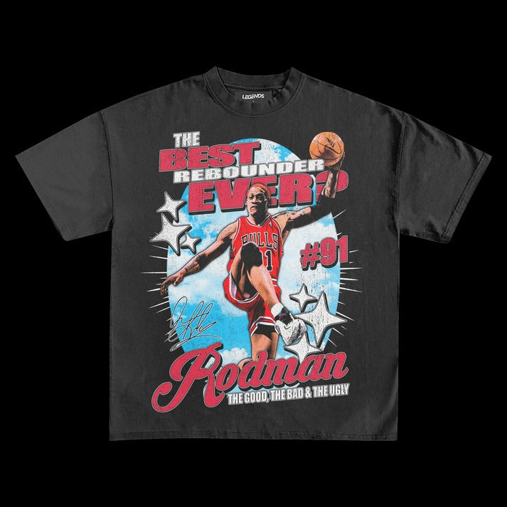 DENNIS RODMAN BEST REBOUNDER EVER TEE