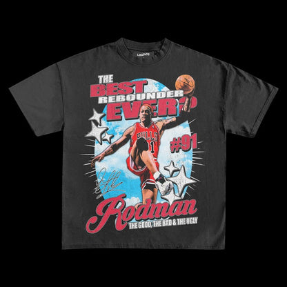 DENNIS RODMAN BEST REBOUNDER EVER TEE