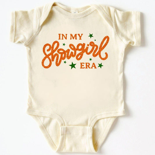 In My Showgirl Era Baby Bodysuit ,Funny New Born New Parent Baby Onesie®, New Mom Gift, Baby Shower Gift , Short Sleeve Tee Bella