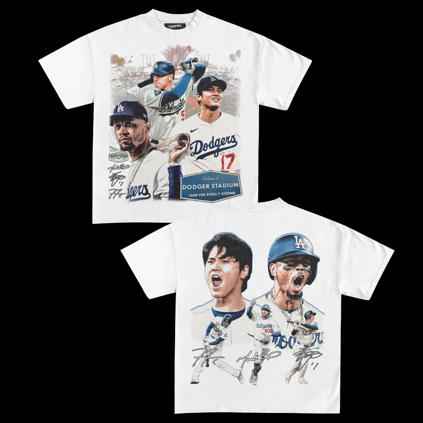 DODGERS TOP 3 MVP TEE (Double Sided)