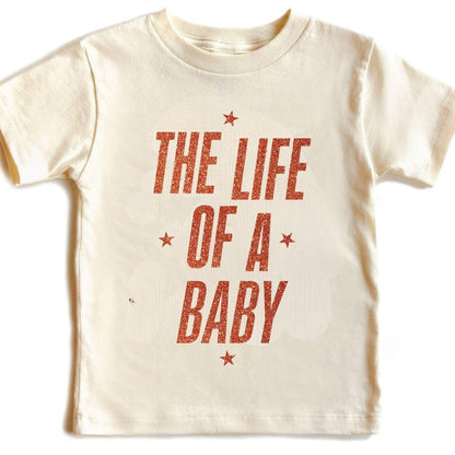 The Life Of A Baby Baby Bodysuit ,Funny New Born New Parent Baby Onesie®, New Mom Gift, Baby Shower Gift , Short Sleeve Tee Bella