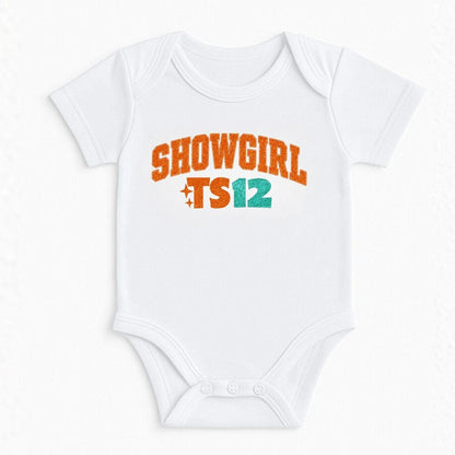 Custom Showgirl TS12 Baby Bodysuit ,Funny New Born New Parent Baby Onesie®, New Mom Gift, Baby Shower Gift , Short Sleeve Tee Bella